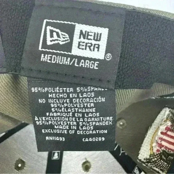 New Era Texas Rangers 39 Thirty Armed Forces Green Fitted Size M-L Hat Cap NWT - Picture 6 of 6